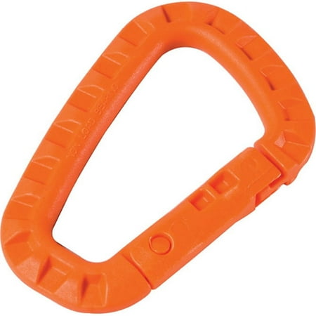 Tac Link Polymer Carabiner - High Vis Orange