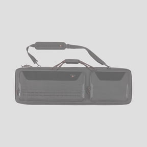 Tac-Six 42" Lockable Squad Gun Case, Laser Cut Molle Front, Black