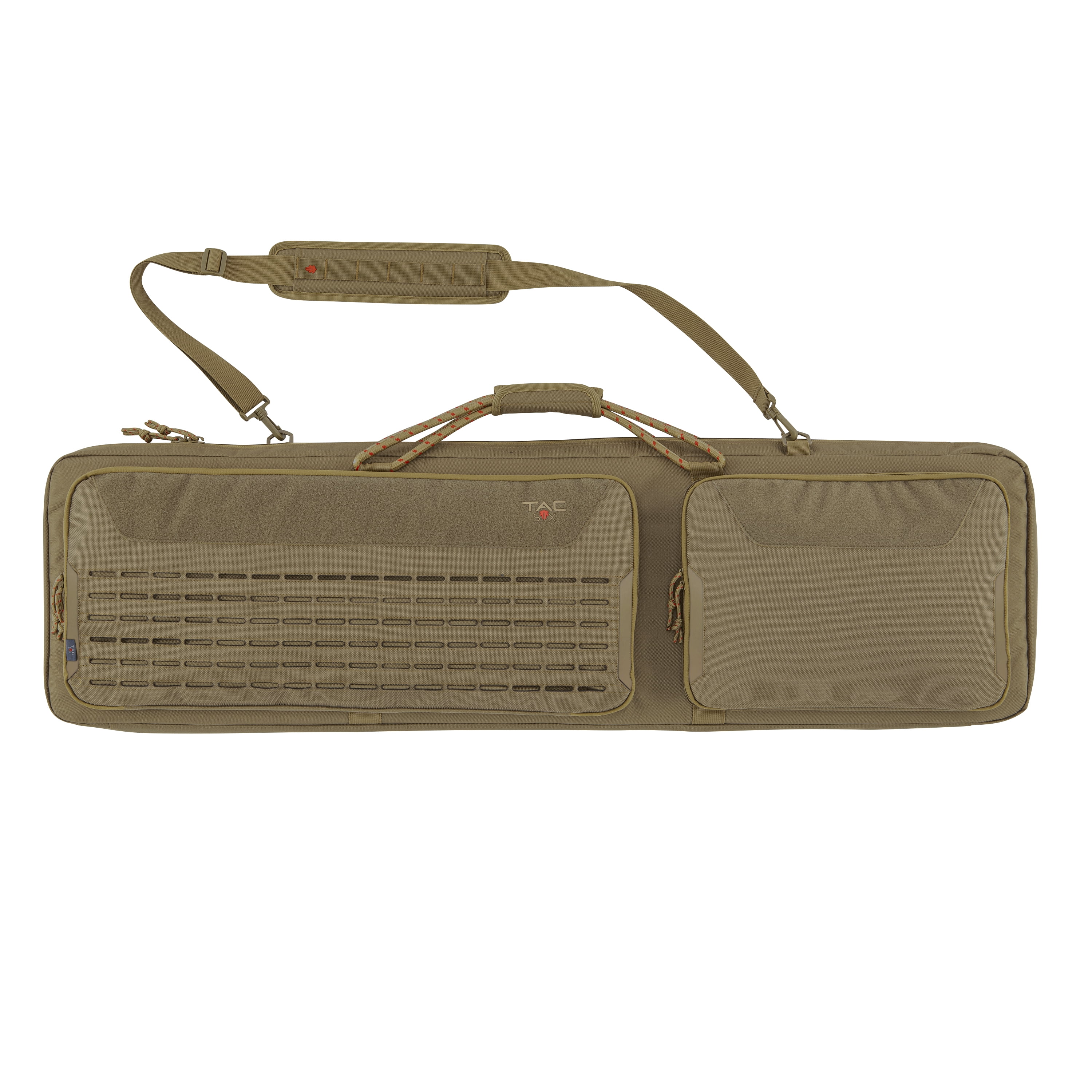 Tac-Six™ 46" Lockable Rifle Soft Case, Molle Front, Coyote