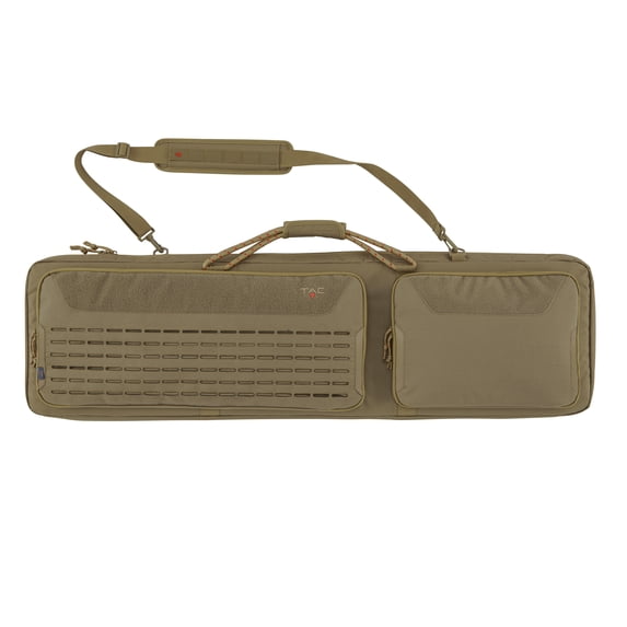 Tac-Six™ 46" Lockable Rifle Soft Case, Molle Front, Coyote