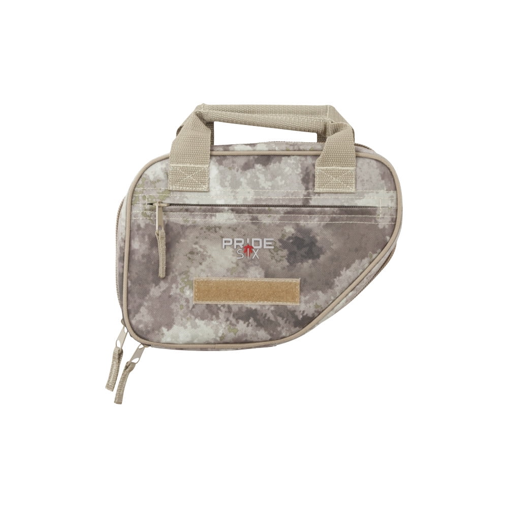 Tac-Six Battalion Single 10" Firearm Case, Urban Camo Handgun Gun Case, Polyester, 10941