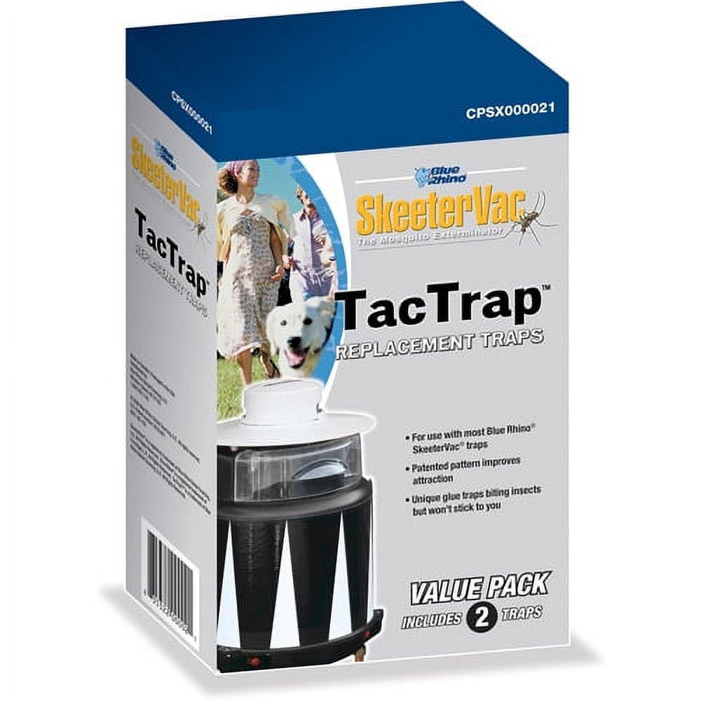 SKEETERVAC Blue Rhino Indoor & Outdoor Insects Tac Trap, 2 Count