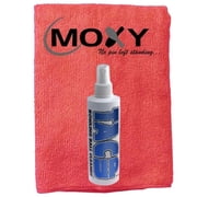 Tac Up Bowling Ball Cleaner - 8oz with Moxy Micro Fiber Cleaning Towel Red