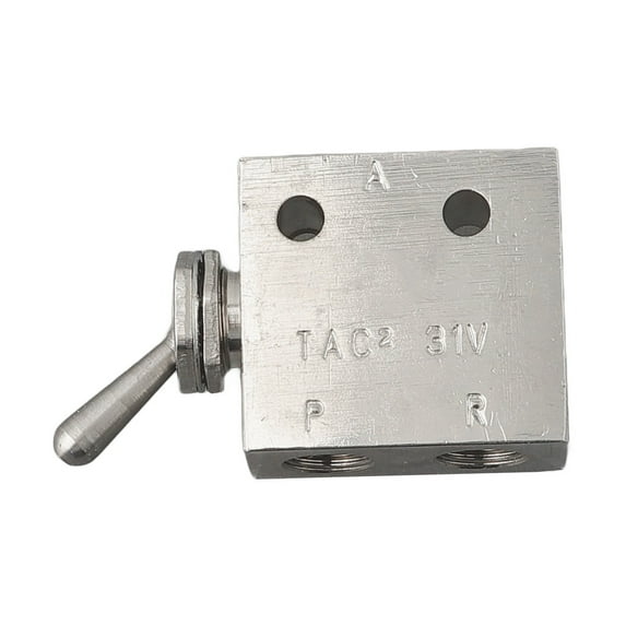 Tac2-31V 2 Position 3Way Rectangle Mechanical Toggle Lever Air Pneumatic //Valve