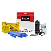 Stop The Bleed Basic Bleeding Control, Easy-to-Use Hemorrhage Control First Aid Kit with SOF Tourniquet & OLAES Modular Bandage, 7 Piece, TacMed Solutions