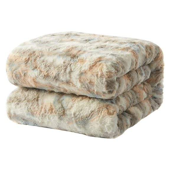 Tache Home Fashion Russian Lynx Faux Fur Throw Blanket