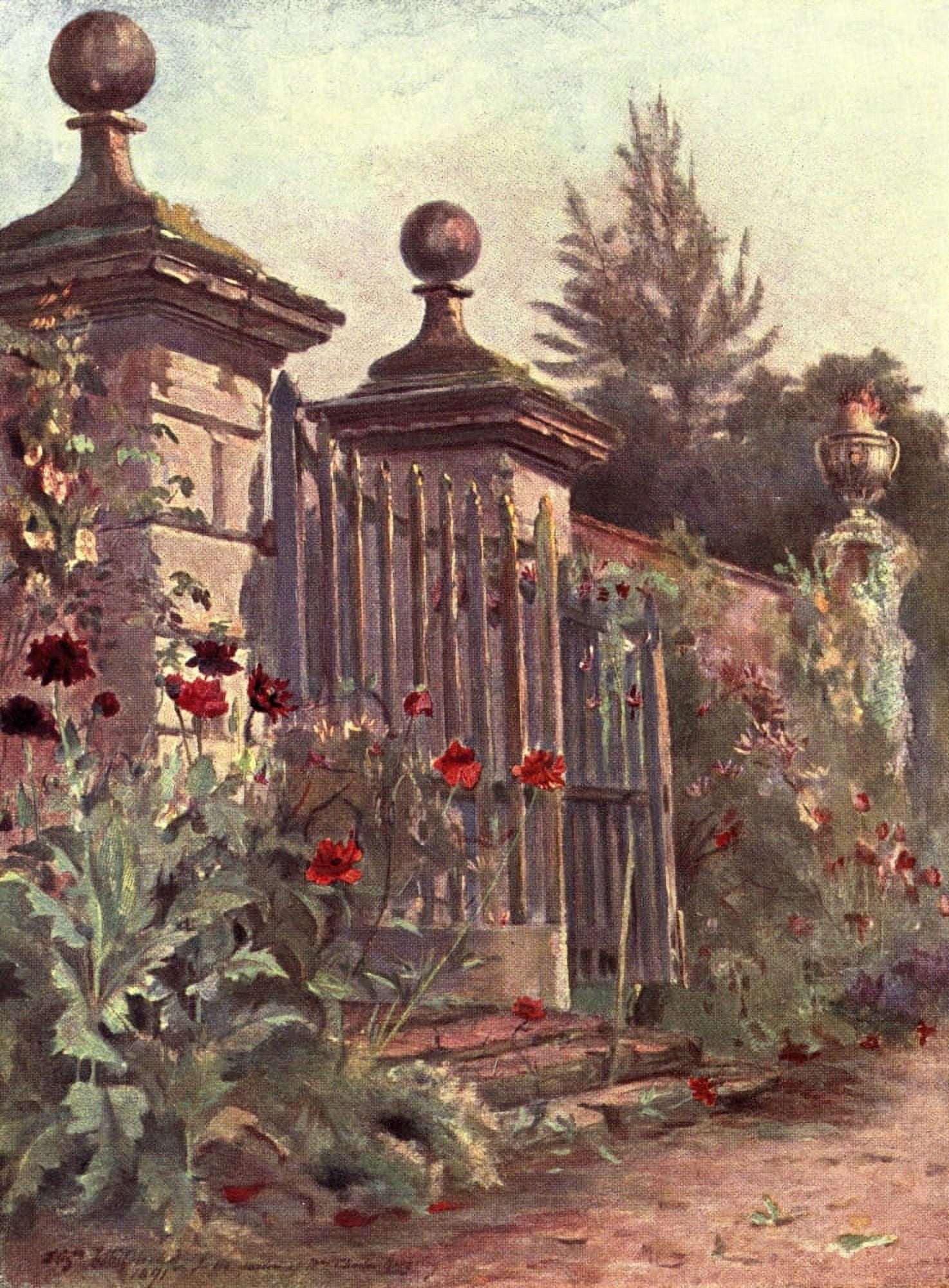 Tachford Mallory House Garden Gate Canvas Art - Elizabeth Whitehead (18 x 24)