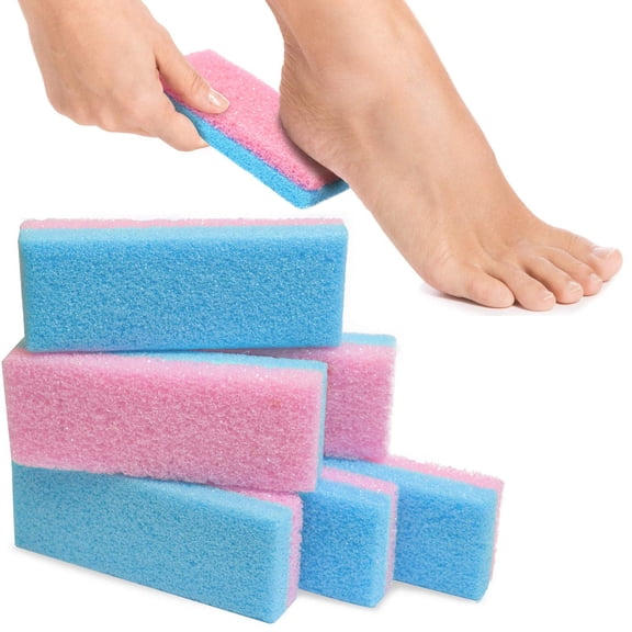 Tachibelle Spa Foot Pumice and Scrubber for Feet Heels Callus and Dead Skins, Remove and Smooths Rough Callus Heels Pack of 6