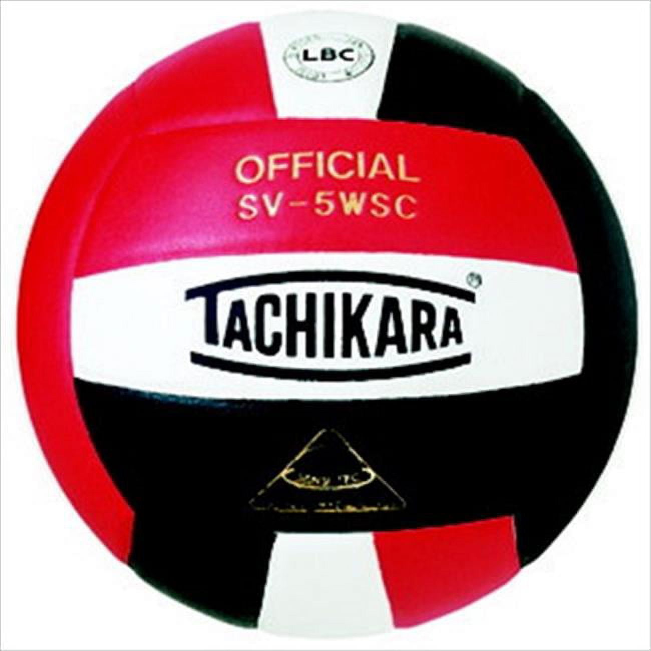 Tachikara 029397 Ball Volleyball Scarlet & White & Black