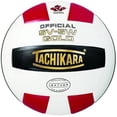 thumbnail image 1 of Tachikara  Gold Competition Premium Leather Volleyball - Scarlet-White-Black, 1 of 1