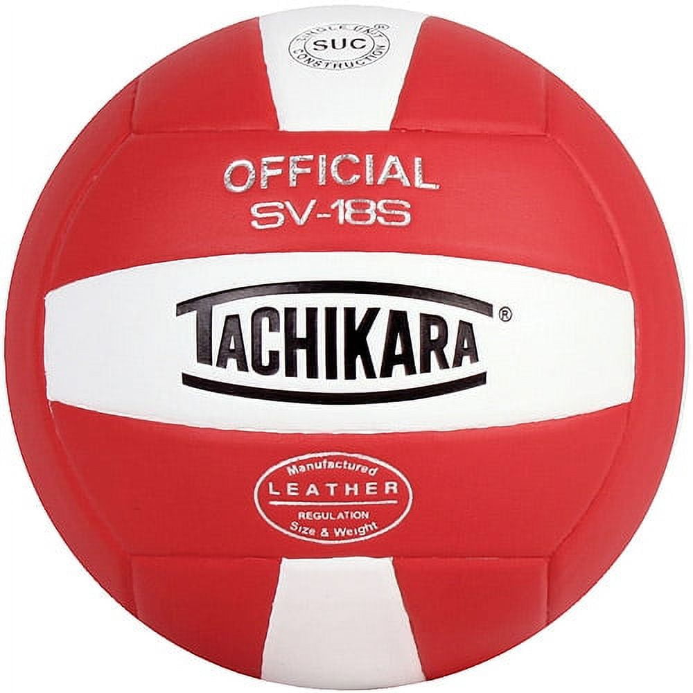 Tachikara 18S Composite Volleyball Ro/Wt/Scarlet - Walmart.com