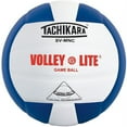 thumbnail image 1 of Tachikara SVMNC Volley-Lite Training Volleyball, Scarlet/White/Royal, 1 of 5