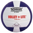 thumbnail image 1 of Tachikara SVMNC Volley-Lite Volleyball, Purple/White, 1 of 5