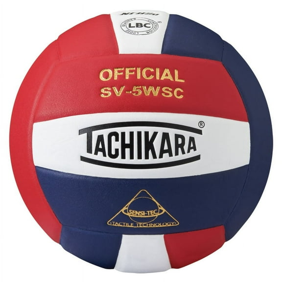 Tachikara Sv5Wsc Volleyball Scarlet/White/Navy