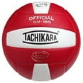 thumbnail image 1 of Tachikara USA  Tachikara SV18S Composite Leather Volleyball - Red and White, 1 of 1