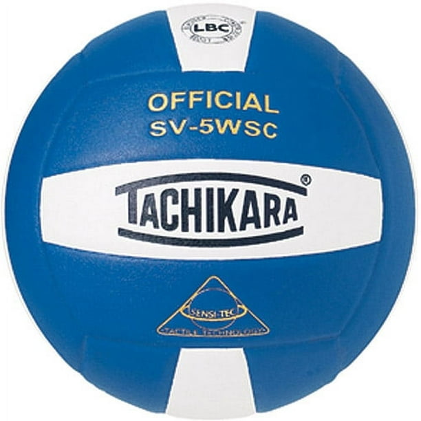 Tachikara Official Size Professional Volleyball - Blue and