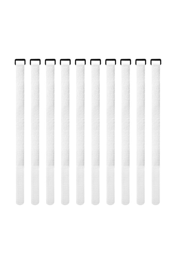 10 Pieces Football Net Fasteners Sticky Strip Non Snagging Fastener Strips Football Goal Fasteners Sticky Tape for Nets Shoes