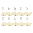 thumbnail image 1 of Tachiuwa 10 Pieces Place Card Holders Table Number Holders Card Stand Merchandise Sign Clip Menu Clips for Cake Shop Retail Food Signs Gold, 1 of 10