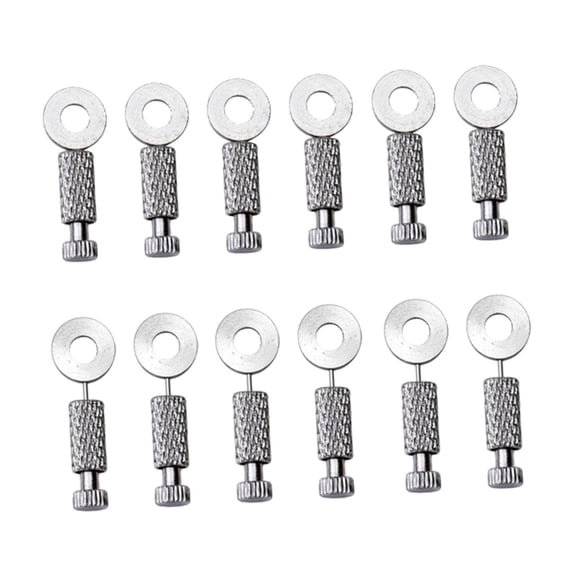 Tachiuwa 12 Pieces Leather Positioning Pins, DIY Crafts,Leather Located Pins, Tools for Fixing Leather during Auxiliary Stitching,Home