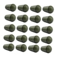 thumbnail image 1 of Tachiuwa 20 Pieces Toggle Clips Cord Ends Bell Stoppers for Bag Paracord Backpack Lanyard Green, 1 of 9