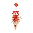 thumbnail image 1 of Tachiuwa 2025 Chinese New Year Hanging Ornament DIY Material Kit Decoration Good Luck Charm for Door Wall Porch Gift Persimmon, 1 of 9
