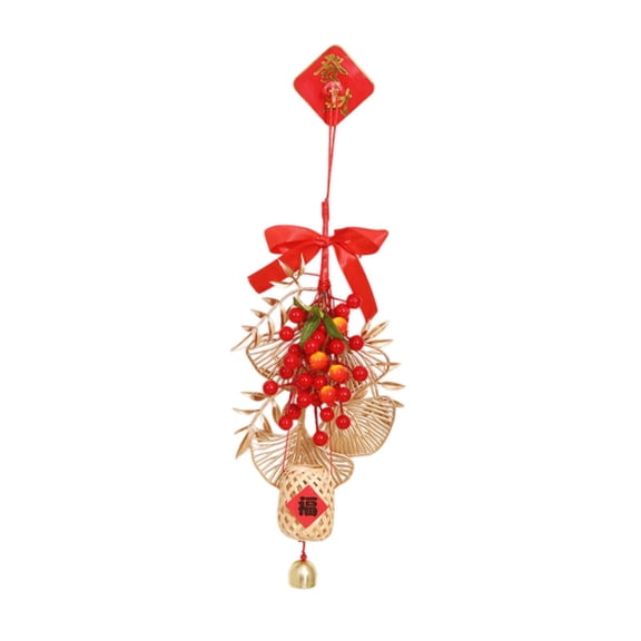 Tachiuwa 2025 Chinese New Year Hanging Ornament DIY Material Kit Year of The Snake Decoration Good Luck Charm for Door Wall Porch Gift Hawthorn