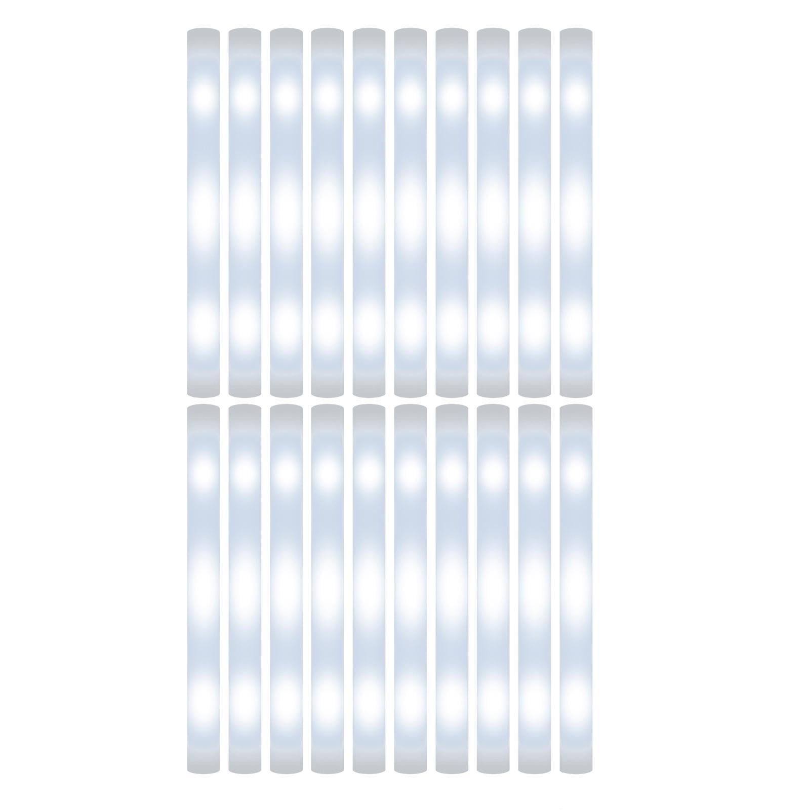 Tachiuwa 20Pcs LED Glow Rods Foam Rods,Portable,Party Supplies Light up ...