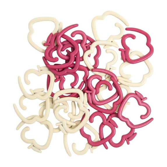 Tachiuwa 24 Pieces Crochet Stitch Markers Crochet Clips Modern Multi Color Easy Carrying Reusable Weave for Sewing Parts