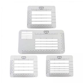 Tachiuwa 2x4 Style Envelop Craft Addressing Guide Notebook Letter Stencil Set Templates