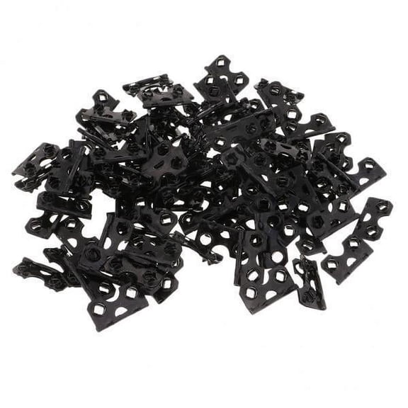 Tachiuwa 3x100 Pieces Fix Picture Photo Board Support Stand Leg Feet Hinge