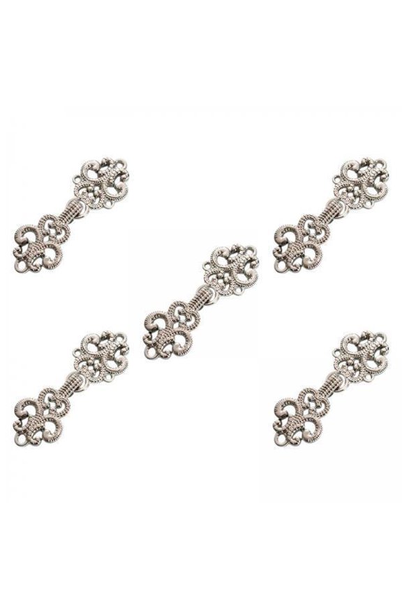 3x5Pcs Fasteners Clasp Closure Buttons for Costumes Sweater Outfit