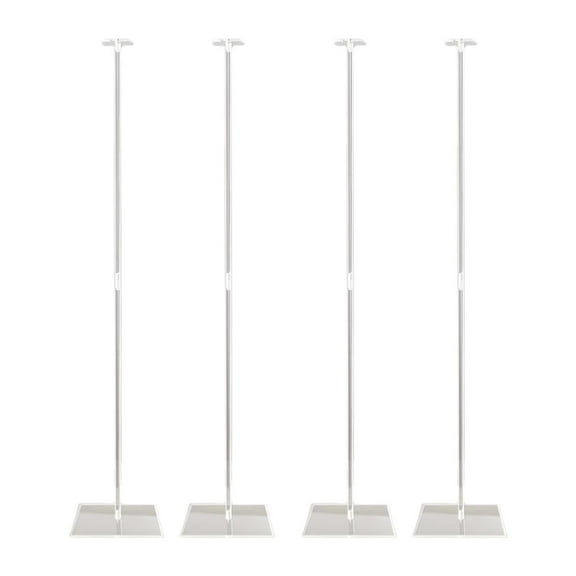 Tachiuwa 4Pcs Balloon Stand Kit Balloons Holder Display Stand Table Easy Assembly with Base Balloon Rods for Birthday Shower Christmas