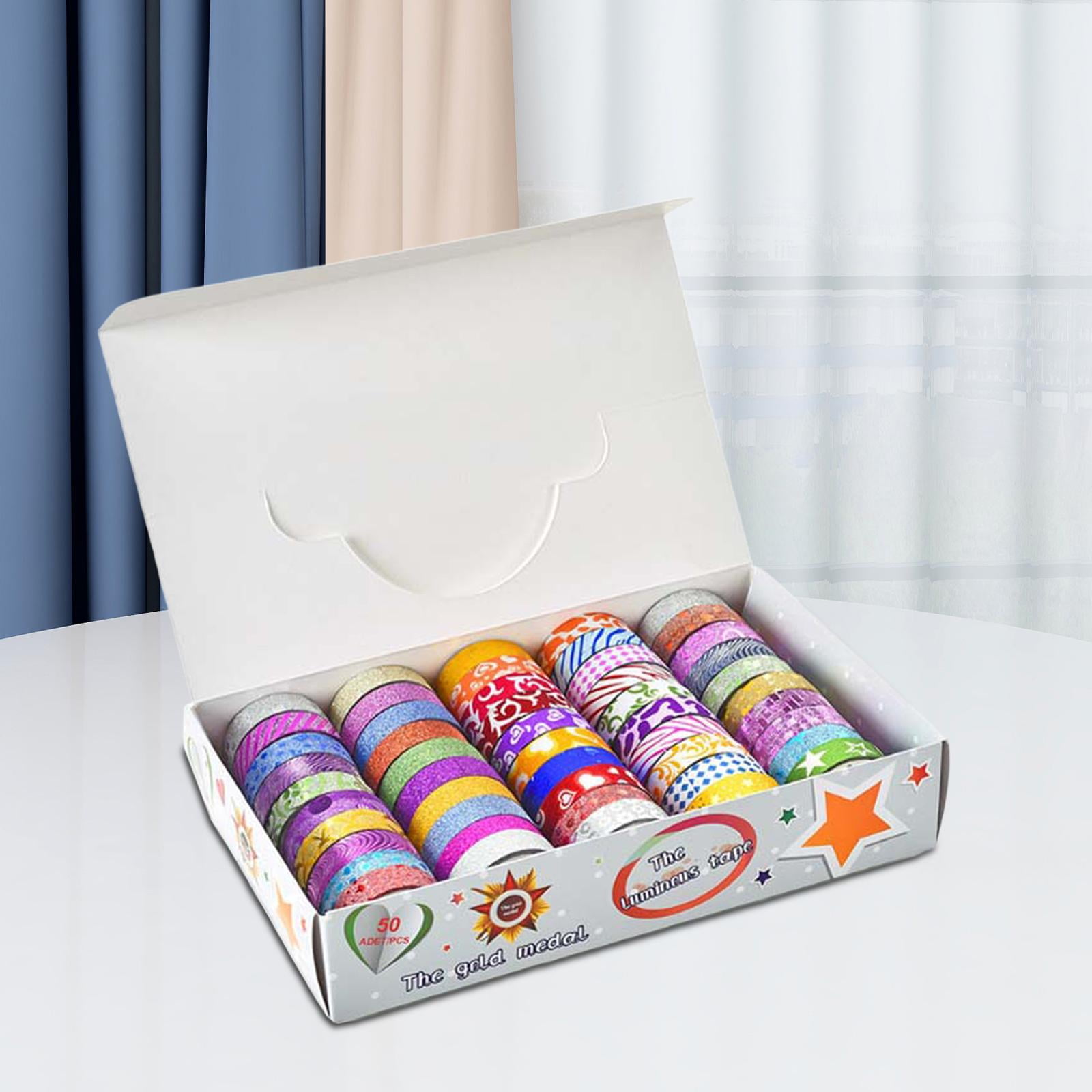 Vicloon Decorative Masking Tape 4pcs Glue Roller With Cute Patterns | INDIA