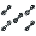 thumbnail image 1 of Tachiuwa 5Pcs Fasteners Cardigan Clips for Outfit Jacket Scarf Costumes Pants Black, 1 of 10