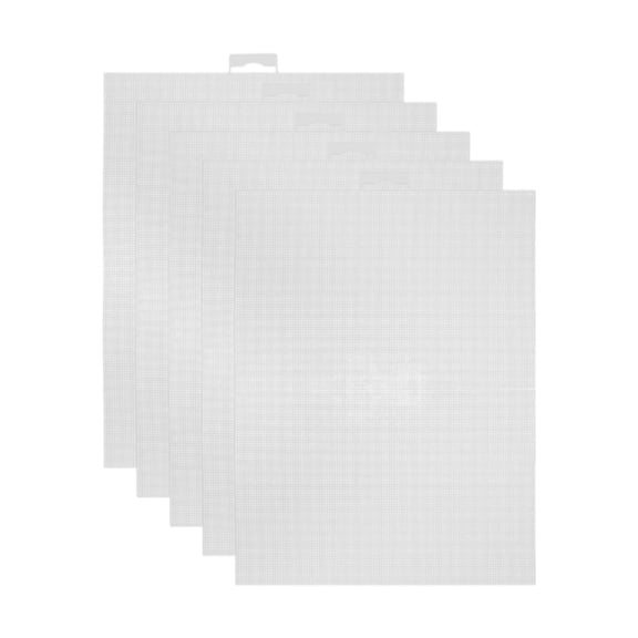 Tachiuwa 5x Mesh Canvas Sheets Lightweight Flexible DIY Crafts for Embroidery
