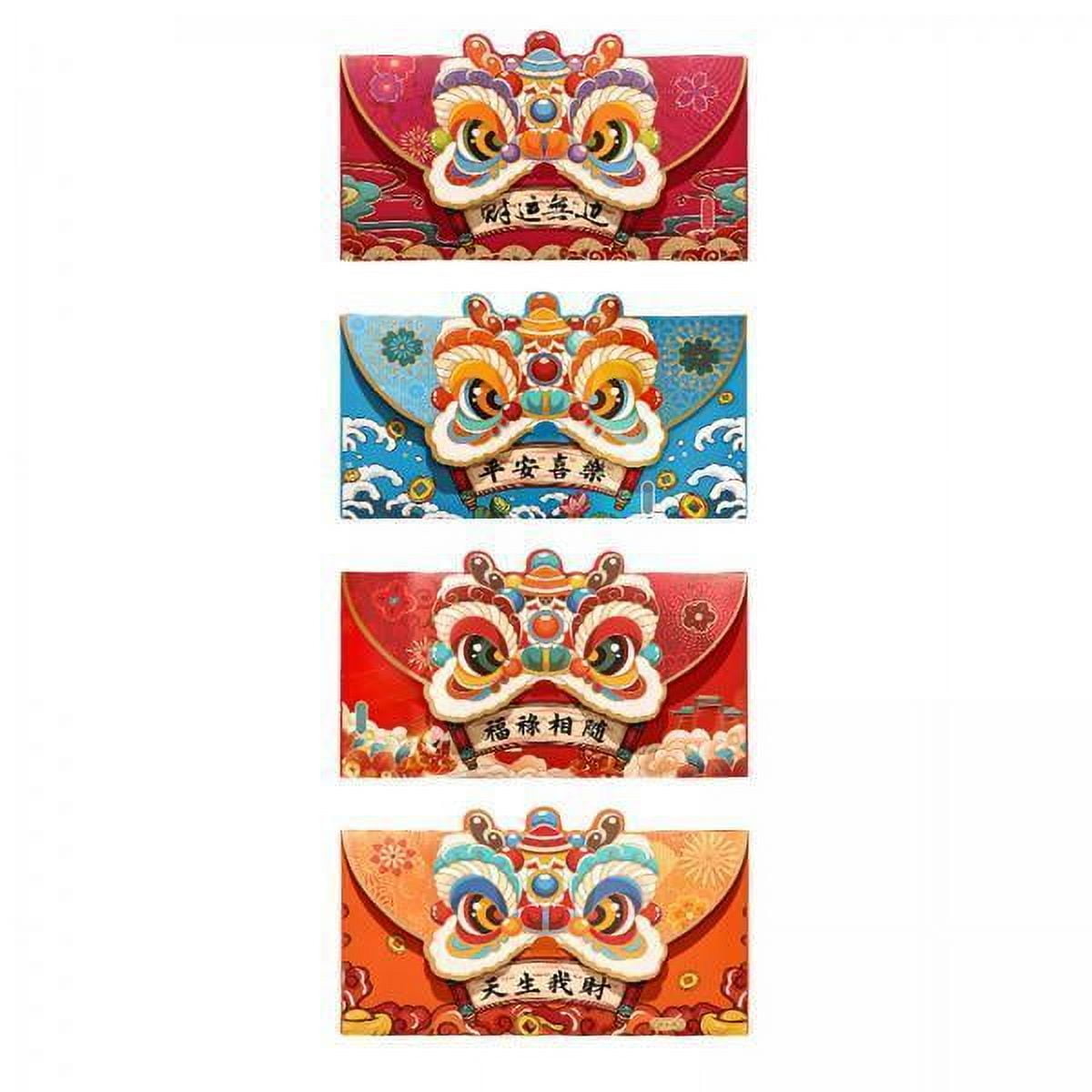 Tachiuwa 5x4Pcs Chinese New Year Red Envelopes Lucky Money for Birthday Spring Festival A