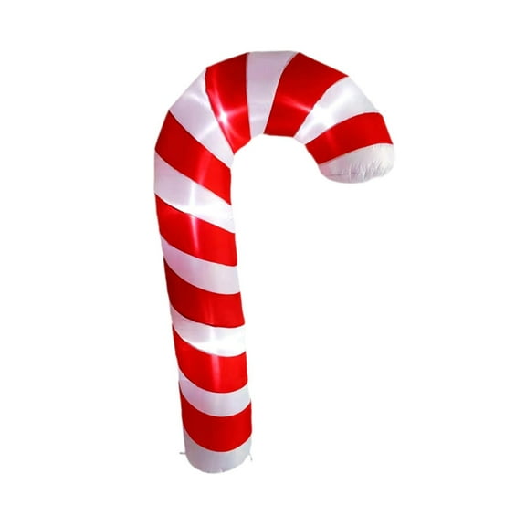 Tachiuwa 6.56 ft Christmas Inflatable Candy Cane Holiday Gift Yard Decoration