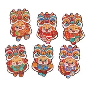 Tachiuwa 6Pcs Chinese Lunar New Year Red Envelopes Lucky Money Hongbao Traditional Presents Red Packets for Graduation Spring Festival C