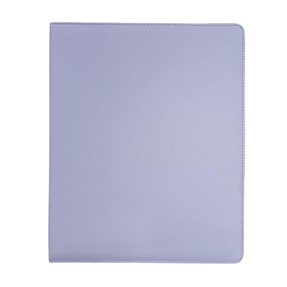 Tachiuwa A5 Photo PU Leather Cover Photo Card Album, 3 Rings, 4 Pocket Sleeves for Card Baseball Football Card Violet