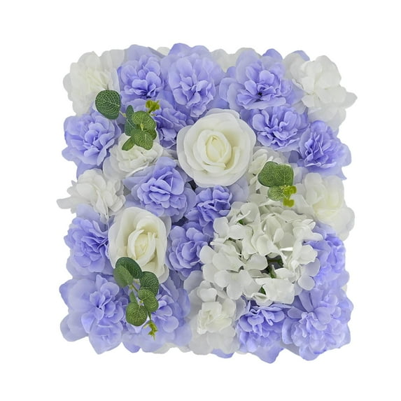 Tachiuwa Artificial Flower Panel Floral Panel Valentines Day Decor, Background, Rose Flower Backdrop for Wedding, Valentines Day Decor