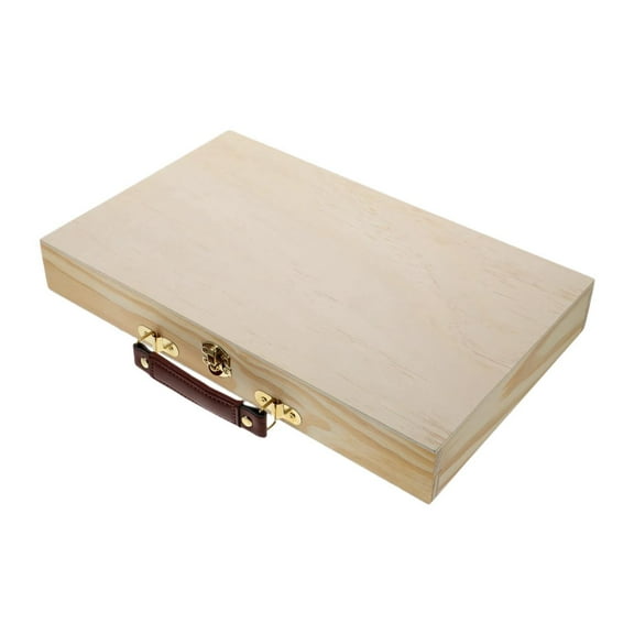 Tachiuwa Artist Supplies Tool Storage Box with Handle Travel Painting Tools Organizer Carrying Case for Markers Pastel Brushes