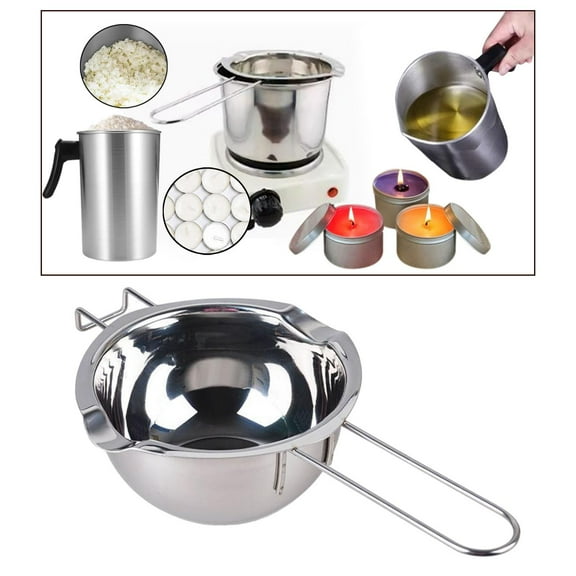 Tachiuwa Candle Making Pouring Pot Melter Pot with Spout Melting Pot Candle Making Pitcher for Candy Butter DIY Crafts B
