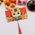 thumbnail image 1 of Tachiuwa Chinese Lunar New Year Red Envelope Red Pockets Gifts Greeting Card Envelope Hong Bao Folding Red Packets for Spring Festival 6 Card Slot, 1 of 10
