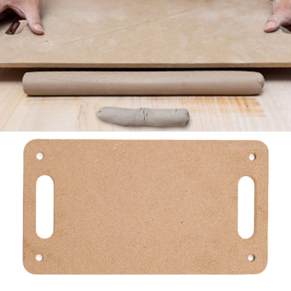 Tachiuwa Clay Wedging Board Plaster Modeling Board Practical Workbench Backing Board Portable Clay Board Blank for Drying Work S