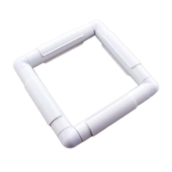 Tachiuwa Clip Frame Square Embroidery Hoop Sturdy Easy to Install Cross Stitch Frame Snap Frame Hoop for DIY Cross Stitching Beginners 27.9cmx27.9cm