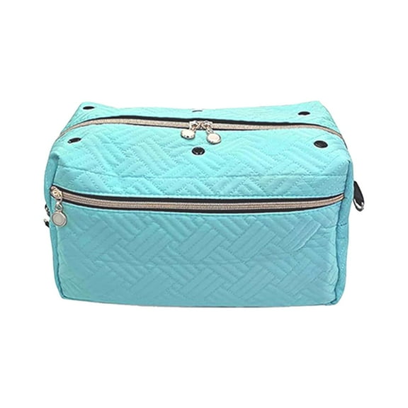 Tachiuwa Crochet Bag Crochet Needle Organizer Versatile Large Capacity Gifts for Women Yarn Organizer Crochet Hook Case for Crocheting