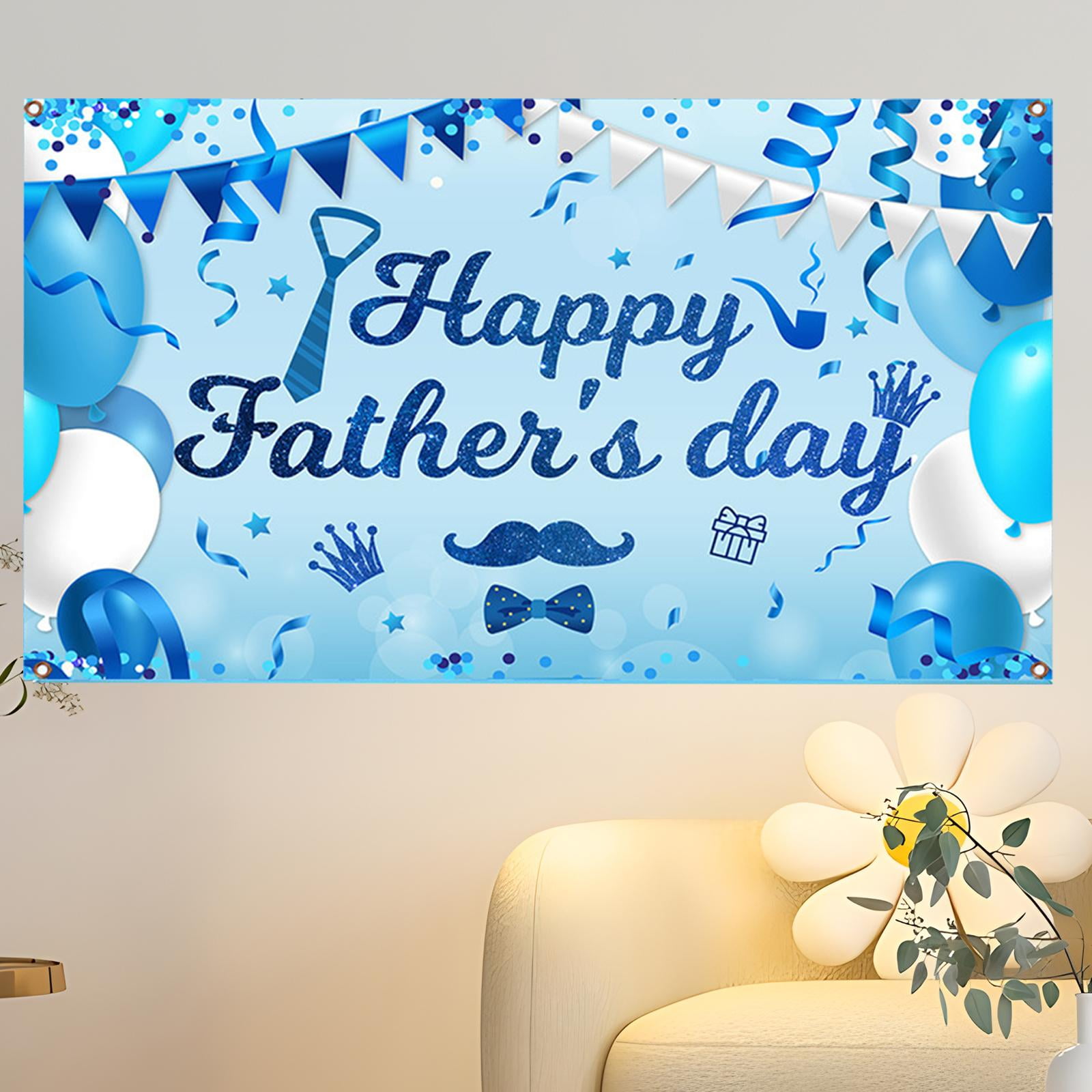 tachiuwa-father-s-day-backdrop-banner-decorative-flag-party-supplies