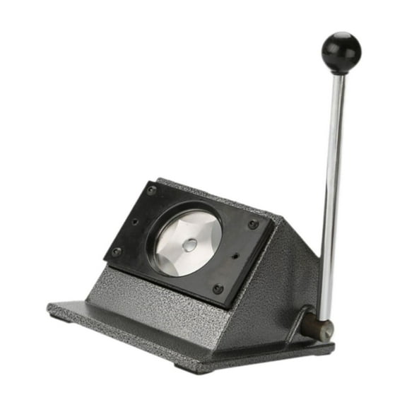 Tachiuwa Graphic Punch Die Cutter DIY Handmade Paper Punch, Button Cutter Punch Making, Manual Button Paper Cutter for PVC Cards 25MM