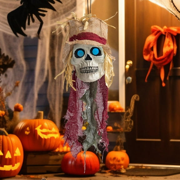 Tachiuwa Halloween Hanging Hanging Skeleton Flying Halloween Decoration Skulls for Porch Tree Lawn Festival Halloween Party