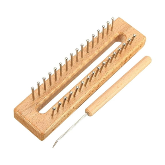 Tachiuwa Knitting Loom Weaving Loom Weaving Scarf Craft Tool Rectangular Stitch Knit Crochet Loom for Sweater Hats Shawl Socks Knitter